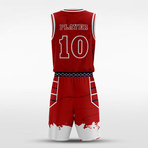 OEM Logo Personnalisable Maillot de Basketball Uniforme Haute Qualité Respirant Hommes Ensembles Bas Vente quantité minimale de commande Sublimation Design-Taille Plus - Product Image 4