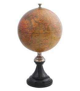 Globe terrestre vintage pour décoration de bureau |   Ornement de table haut de gamme avec carte antique, idéal pour la maison, le bureau, la bibliothèque, cadeau éducatif, pièce d'appoint - Product Image 1