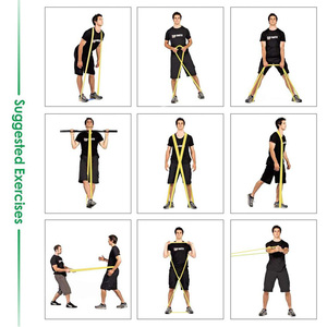 Bandes de résistance réglables, en tissu élastique, bandes pour la gymnastique, les exercices physiques - Product Image 6