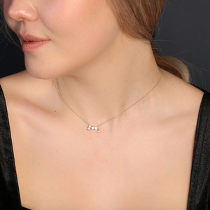 À la mode Brillant Zircon Pierre Minimaliste Style Gros Turc Charme Main En Argent Sterling Collier - Product Image 3