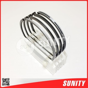 TAIWAN SUNITY Rebuild High Precision OEM 101504-22040 Diamètre 100MM D10 Segments de piston anti-usure 5 pièces Moteur diesel de camion Yanmar - Product Image 2