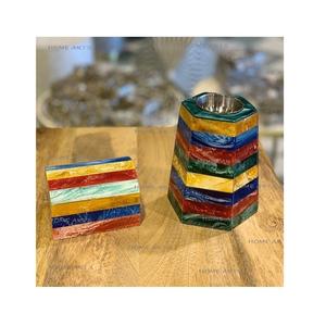 Quemador Bakhoor de fregona multicolor de diseñador con vajilla de Calidad exclusiva Quemador Mabkhar Oud para proveedor mayorista - Product Image 1