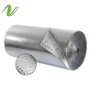Wall Thermal Heat Insulation Sheet Pure Aluminium Foil Bubble or MPET film Air Bubble Insulation Rolls Liners for Roof