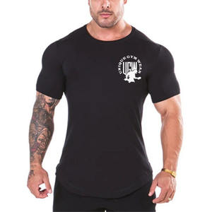 UNIQUE APPAREL T-shirts décontractés pour hommes à manches courtes, coupe ajustée, respirants, séchage rapide, écologiques, teints en pièce, en Spandex/Coton, avec motif sur le devant - Product Image 2