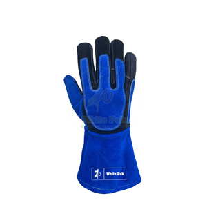 Gants de sécurité Weldstar XL en cuir fendu de qualité supérieure antidérapants et anti-écrasement de couleur/taille personnalisée pour le soudage et la manipulation des aliments - Product Image 2