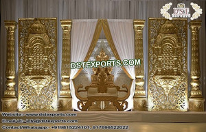 เวทีงานแต่งงานแบบคลาสสิกของอินเดียใต้,การตกแต่งเวทีงานแต่งงานแบบชาวฮินดูล่าสุดการตกแต่งเวทีงานแต่งงานแบบศรีลังกาที่สง่างาม - Product Image 2