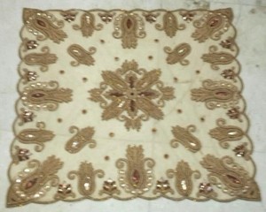Kashmiri Work Hand Embroidery Table Runner - Product Image 1