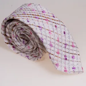 Accessori di moda Colorato Tweed di Lana Mens Cravatte per Custom