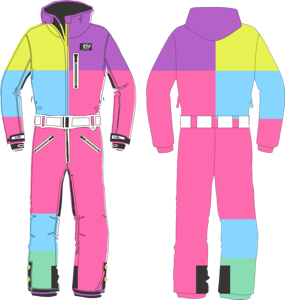 Loski — combinaison de neige rétro, personnalisée, pour la course, le Ski, le Ski, pour le Snowboard, la montagne, le saut et la randonnée, vente en gros - Product Image 6