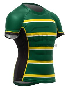 Chemises de sport personnalisées pour hommes, à Compression sublimation, longues manches, BJJ Rashguard MMA - Product Image 1