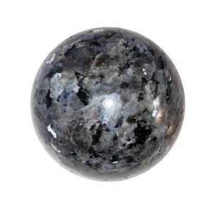 Boule de Larvikite Naturelle Polie, Sphère de Cristal Noir-Gris, Pierre Gemme pour la Méditation, la Terre et la Spiritualité, Collection Cadeau - Product Image 3