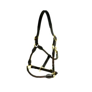 Licol en cuir de cheval de qualité supérieure en marron/noir Accessoires équins de haute qualité de fournisseurs fiables - Product Image 2