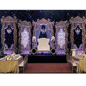 Cadres de coulisses de scène de mariage design élégant Décoration murale USA Panneau de toile de fond FRP Décorations de toile de fond de scène de mariage élégantes - Product Image 1