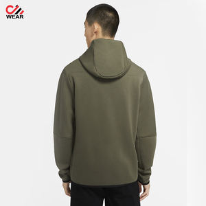 OEM Men's Zipper <b>Hoodie</b> 100% Cotton <b>Long</b> Sleeve Custom Printed logo <b>Oversize</b> Pullover hoodies - Product Image 2