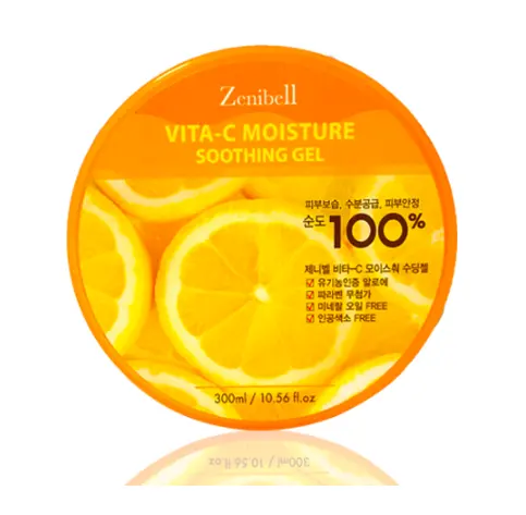 korean cosmetic ZENIBELL VITA-C MOISTURE SOOTHING GEL Fresh Natural skin care Moisturizing Relaxing soothing nutrition