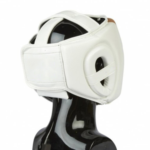 Protectores de cabeza de boxeo personalizados, cascos de seguridad de piel de vaca auténtica para jóvenes, venta al por mayor de fábrica - Product Image 2