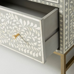 La mejor resina India hecha a mano pintada estilo Ángel tocador de lujo y muebles de mesa de consola de la India - Product Image 1