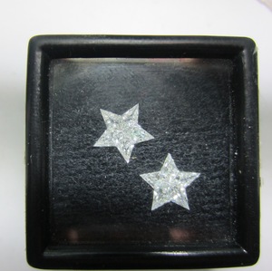 Diamantes Sueltos Naturales en Forma de Estrella, Corte Pie, 100% Naturales, Claridad VVS, Color DEF - Product Image 1