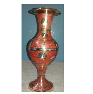 Florero de latón para decoración del hogar, florero de tamaño estándar, hecho en la India, el más vendido - Product Image 6