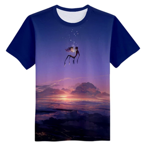 T-shirt personnalisé avec impression de Logo, t-shirt d'été à manches courtes, t-shirt de sublimation vierge - Product Image 3