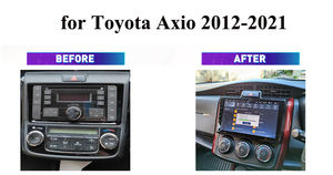 Автомагнитола с CarPlay и Android 15, GPS-навигацией, <span class=keywords><strong>DVD</strong></span>-плеером и мультимедийной системой для <span class=keywords><strong>Toyota</strong></span> <span class=keywords><strong>Axio</strong></span>/Corolla 2012-2021, видео- и аудиосистема - Product Image 2