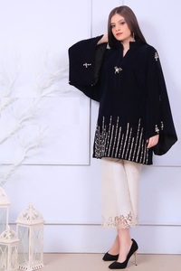 NEW---STUNNING---KURTA AVEC STYLISH--PANT POUR LA Fête-usure-robe avec applications pour la Fête-USURE/Mariage = 2021. - Product Image 2