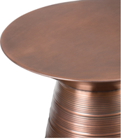 Table en métal élégante, table d'appoint en métal, parfaite pour les salons, les chambres ou les patios, ajoute style et fonctionnalité à n'importe quel espace