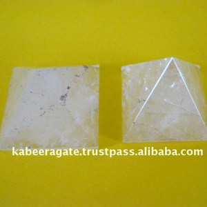 Venta al por mayor de pirámide de piedras preciosas: cristal de cuarzo pirámides - Product Image 2