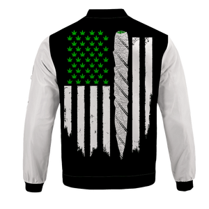 Chaqueta universitaria de manga larga de color de contraste con estilo para adultos Venta caliente en tamaños extendidos Abrigo universitario duradero e impermeable para hombres - Product Image 2