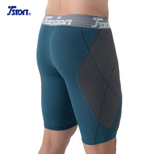 Shorts de compression en polyester pour baseball, taille élastique, taille mi-haute, longueur genou - Product Image 2