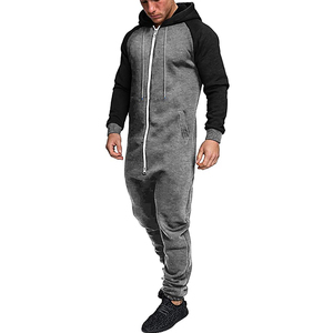 Survêtement d'hiver pour homme à capuche, fermeture éclair intégrale, léger, écologique, avec poches - Product Image 4