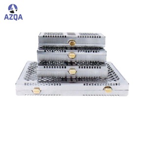 กล่องฆ่าเชื้อแบบออโตเคลฟสำหรับเครื่องมือทันตกรรม AZQA สีน้ำเงิน ทำจากสแตนเลสคุณภาพสูง ผลิตในเยอรมนี สำหรับการผ่าตัดทางทันตกรรม - Product Image 4