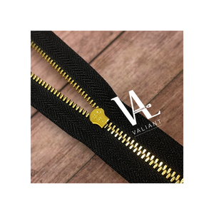 Fermeture éclair en or brillant, longueur et motifs personnalisés, vente en gros #3, 100 pièces - Product Image 4