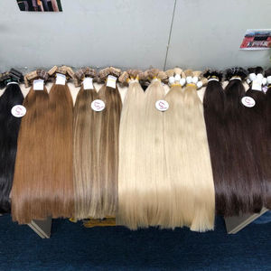 Extensiones de Cabello con Cinta de Doble Dibujo, Pelo Humano Remy Natural, Estilo de Onda Recta Sedosa, Trama Única Colorida - Product Image 1