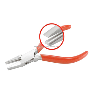 130mm plat rond en acier plastique en acier inoxydable formant des pinces pour la coulée de bijoux Logo personnalisé bijoux outils équipement moule utilisation - Product Image 5