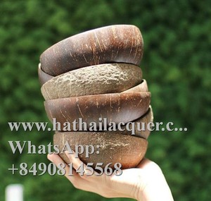 Juego de cuencos de coco natural, alta calidad - Product Image 4