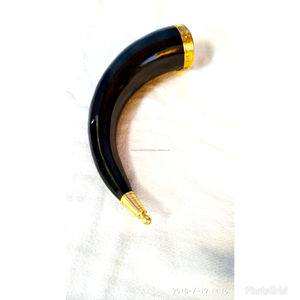 Handmade <b>Best</b> Quality Viking Medieval Drinking Horn Polished <b>Natural</b> Real Horn Leather Holder Novelty Gifts Vintage Craft Style - Product Image 2