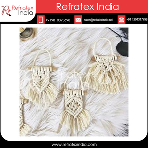 Ornamento navideño de macramé con estilo, refractex y fabricación por suministro a granel, India, hecho en la mejor calidad y bajo precio - Product Image 3