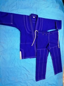 Nouvelle conception, vente en gros, ruban tissé renforcé en maille sur mesure, MMA Gi, Kimonos de Jiu-Jitsu brésilien, 100% coton, logo personnalisé - Product Image 2
