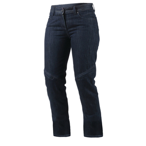 Vaqueros medianos Prime con forro de aramida, transpirables lavados con enzimas, ligeros, con clasificación AA del mejor fabricante para mujer, Vaqueros sólidos oscuros aprobados por la CE - Product Image 5