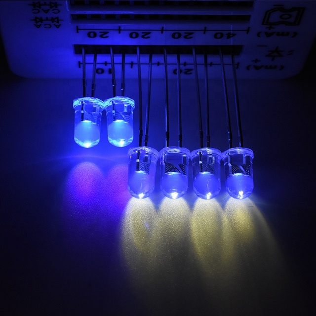 Czinelight Hot Sale Purple Light 365nm 380nm395nm 400nm 5mm Round  Uv Ir Dip Led Emitting Chip Diode