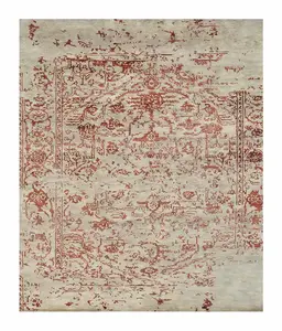 wool silk hand made carpet