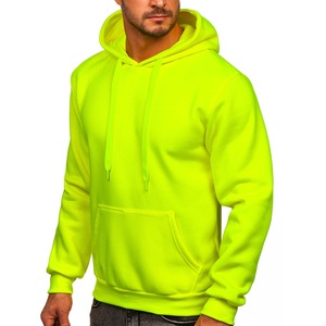 Meilleure vente hommes femmes décontracté solide polaire écologique sweats à capuche hiver pull sweat manches régulières uni teint - Product Image 3