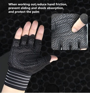 Haute Qualité Logo Personnalisé En Gros Haltérophilie Demi Doigt Fitness Gym Paires - Product Image 4