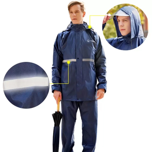 Vêtements de pluie dernière conception nouvel arrivage combinaison de pluie unisexe à prix bon marché vêtements de pluie pour hommes et femmes - Product Image 2