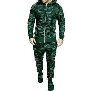 Tracksuit jogging home men's set Men's Autumn Plaid Printed Zipper Sweat shirt Top Pants Sets Sports Suit Tracksuit - Product Image 6