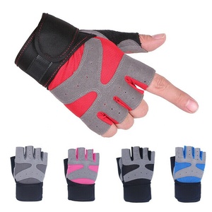 Guantes de entrenamiento para gimnasio, levantamiento de pesas, guantes deportivos para gimnasio con muñequeras integradas CON CUSTOM L0G0 - Product Image 2