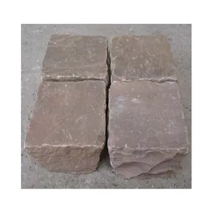 Paving Landscaping Natural Brown Cobbles All Natural Stone Pavers / Driveway / Outdoor All Natural Stone