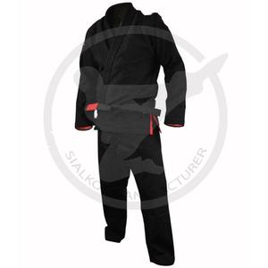 Traje BJJ GI con logotipo personalizado en colores azul, negro y blanco - Product Image 1