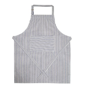 Striped quality 100% Organic Cotton GOTS Certified Restaurant <b>kitchen</b> <b>Aprons</b> - Product Image 1